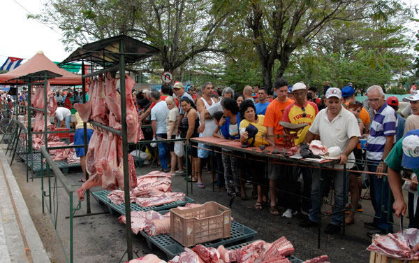 Feria agropecuaria en Santa Clara.