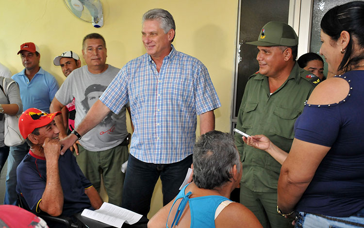 Díaz Canel en Villa Clara