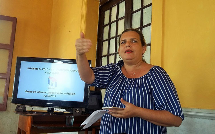 Dra. Yanet Rodríguez Sarabia, coordinadora del Grupo de Informatización y Automatización. Dra. Yanet Rodríguez Sarabia, coordinadora del Grupo de Informatización y Automatización.