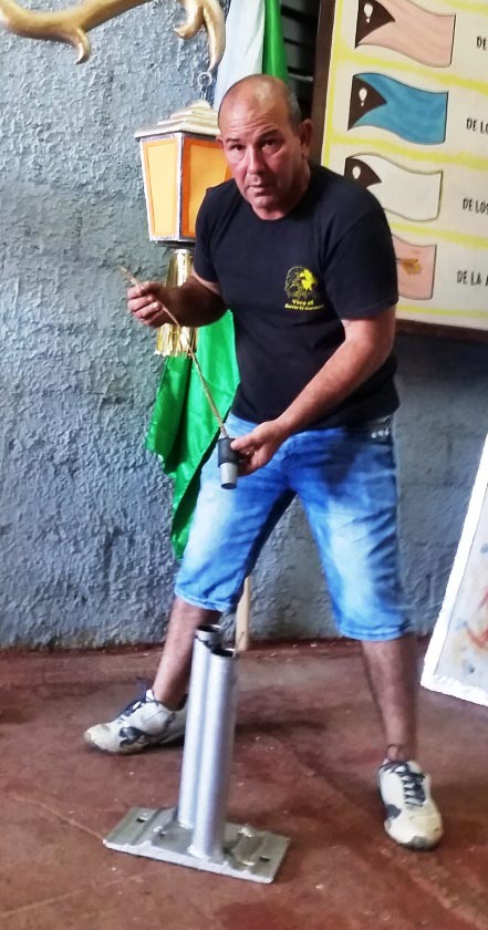 José Enrique Jiménez, presidente del barrio El Carmen José Enrique Jiménez, presidente del barrio El Carmen