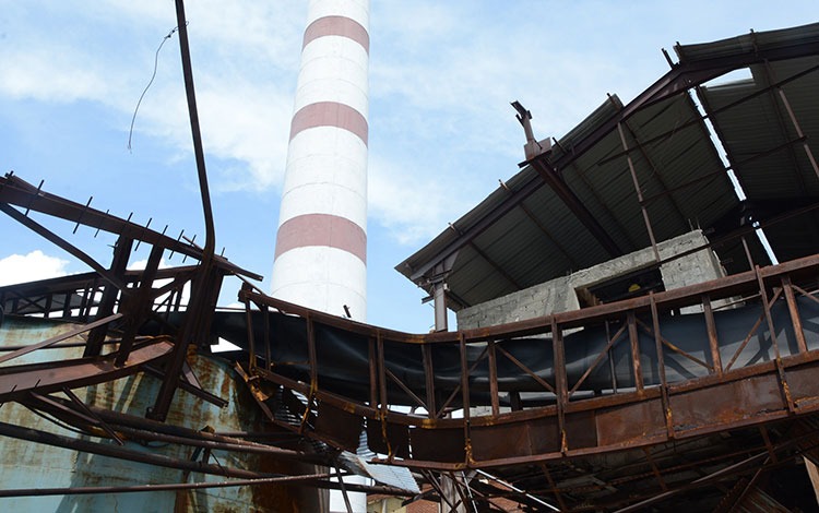 Central Quintín Baderas, de Corralillo, sufrió afectaciones por el huracán Irma. Central Quintín Baderas, de Corralillo, sufrió afectaciones por el huracán Irma.