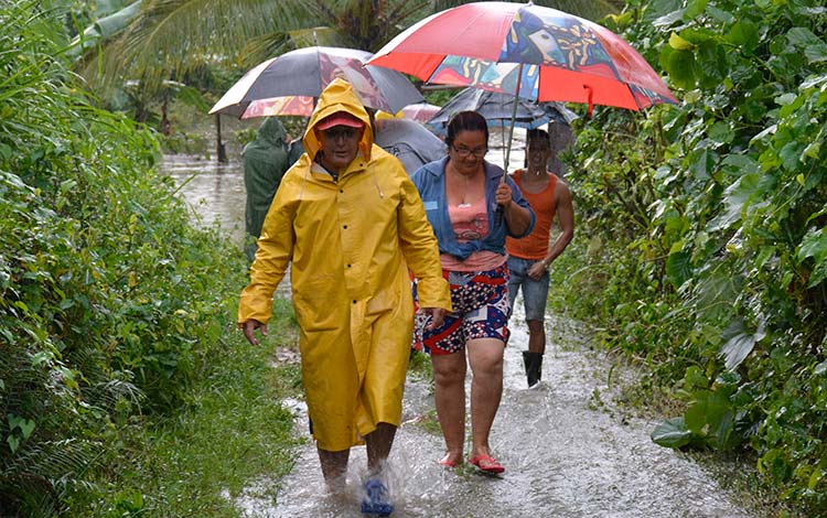 Intensas lluvias en Santa Clara