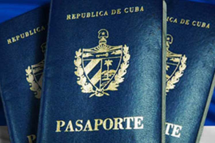 Pasaporte cubano. Pasaporte cubano.