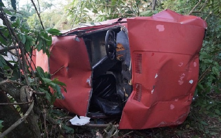 Accidente de tránsito en puente Minerva