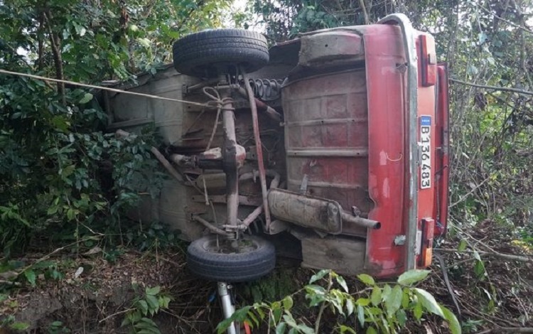 Accidente de tránsito en puente Minerva