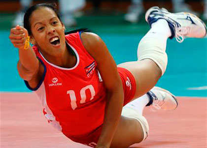 Emily Borrell, de voleibol. Emily Borrell, de voleibol.