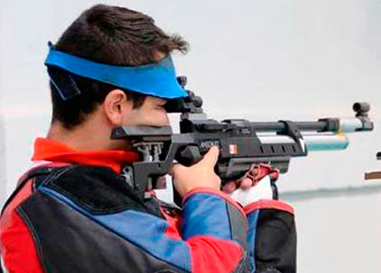 Alexander Molerio, de tiro deportivo. Alexander Molerio, de tiro deportivo.