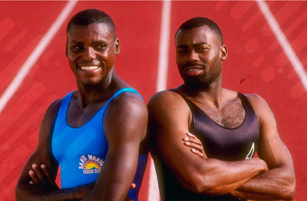Carl Lewis y Leroy Burrell en 1992. Carl Lewis y Leroy Burrell en 1992.