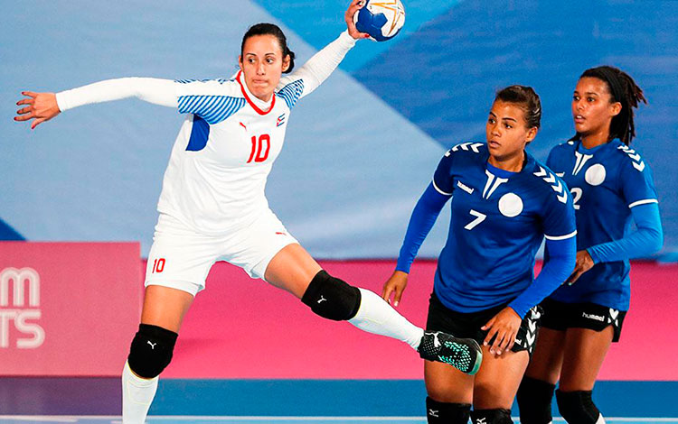 Cuba contra Puerto Rico en el torneo femenino de balonmano de los Panamericanos de Lima 2019. Cuba contra Puerto Rico en el torneo femenino de balonmano de los Panamericanos de Lima 2019.