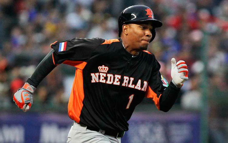 Xander Bogaerts, pelotero de Holanda. Xander Bogaerts, pelotero de Holanda.
