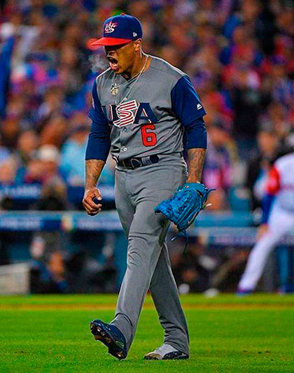 Marcus Stroman, ganador de la final del IV Clásico Mundial de Béisbol. Marcus Stroman, ganador de la final del IV Clásico Mundial de Béisbol.