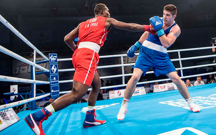 Julio César La Cruz, campeón mundial de los 81 kg, en Hamburgo-2017. Julio César La Cruz, campeón mundial de los 81 kg, en Hamburgo-2017.