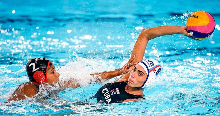 Juego de polo acuático entre Cuba y Canadá en los Panamericanos de Lima 2019. Juego de polo acuático entre Cuba y Canadá en los Panamericanos de Lima 2019.