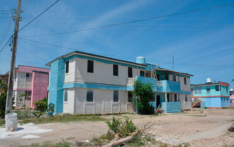 Edificios en la comunidad de La Panchita, Corralillo, Villa Clara.