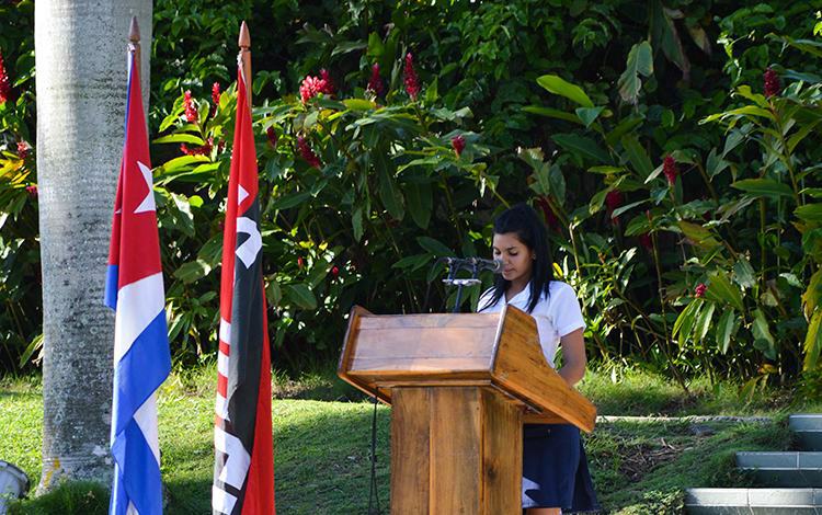 Camila de las Mercedes Galama, graduada integral de la Escuela Pedagógica de Villa Clara.