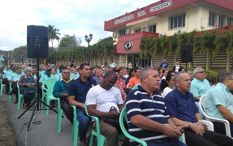 Acto por el aniversario 81 de la CTC, en la Geominera del Centro. Acto por el aniversario 81 de la CTC, en la Geominera del Centro.