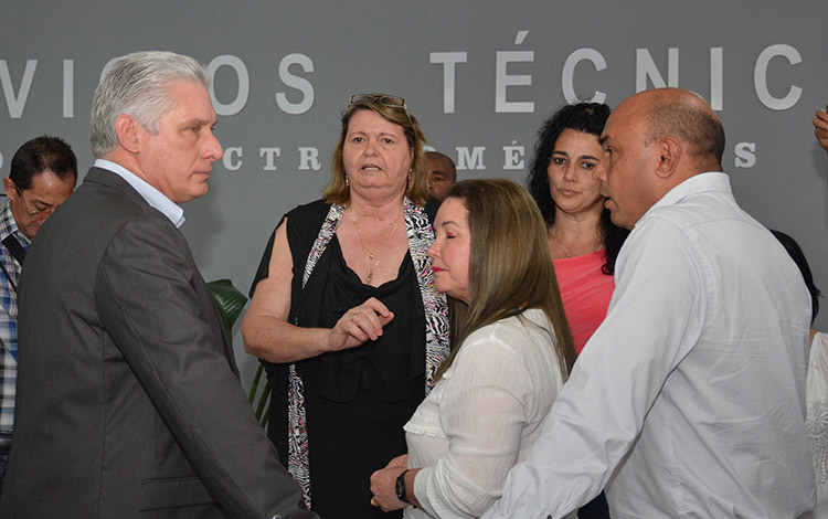 Presidente de la República de Cuba, Miguel Díaz-Canel Bermúdez, visitó el Combinado Especializado de los Servicios. Presidente de la República de Cuba, Miguel Díaz-Canel Bermúdez, visitó el Combinado Especializado de los Servicios.