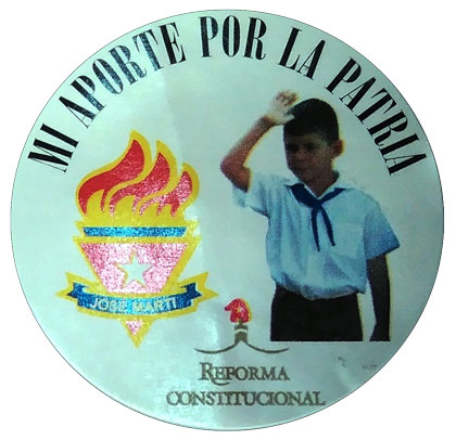 Distinción que recibirán los pioneros que custodien las urnas en el referendo del 24 de febrero en Cuba. Distinción que recibirán los pioneros que custodien las urnas en el referendo del 24 de febrero en Cuba.