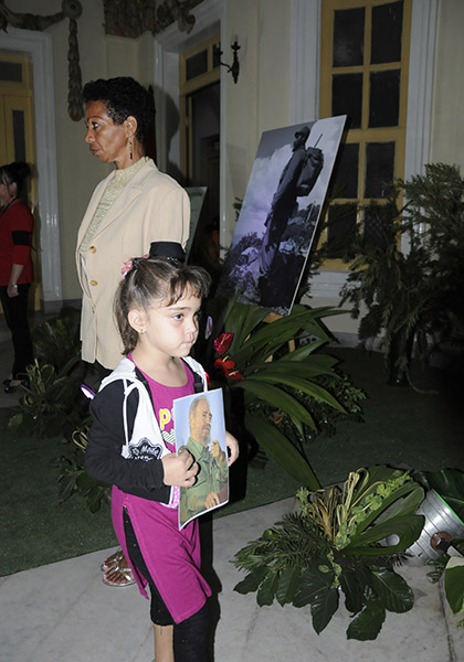 Tributo a Fidel. Tributo a Fidel, noche del 29 de noviembre.