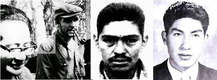 Che Guevara y guerrilleros que lo acompañaban el 8 de octubre de 1967. Che Guevara y guerrilleros que lo acompañaban el 8 de octubre de 1967.