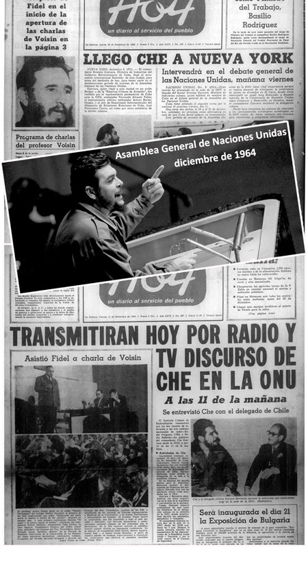 Ernesto Che Guevara en la ONU, diciembre de 1964. Ernesto Che Guevara en la ONU, diciembre de 1964.