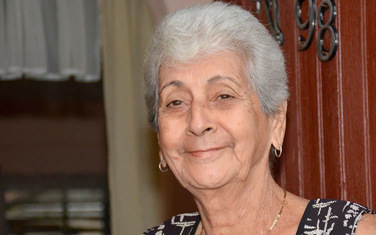 Nereida Hernández, viuda del combatiente Ovidio Rivero. Nereida Hernández, viuda del combatiente Ovidio Rivero.
