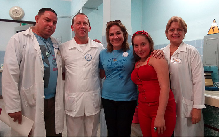 Equipo del Proyecto Diabetes y yo, del Hospital Pediátrico José Luis Miranda, de Villa Clara. Equipo del Proyecto Diabetes y yo, del Hospital Pediátrico José Luis Miranda, de Villa Clara.