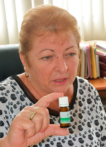 Zenaida Rodríguez, directora del Centro de Bioactivos Químicos. Zenaida Rodríguez, directora del Centro de Bioactivos Químicos.