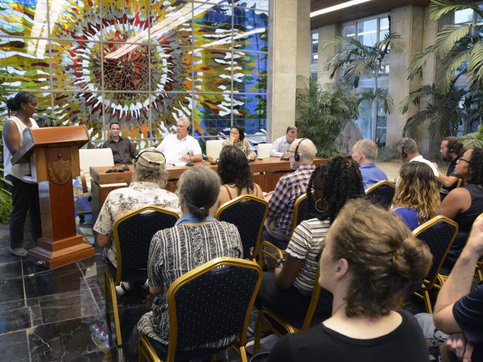 Recibió Díaz-Canel a la Caravana de la Amistad Estados Unidos-Cuba Recibió Díaz-Canel a la Caravana de la Amistad Estados Unidos-Cuba