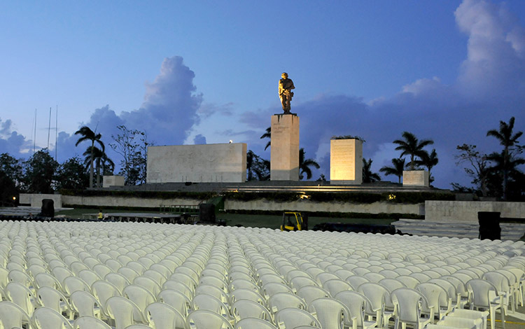 Ernesto Che Guevara Memorial is almost ready for homage to the heroic guerrilla. Photo: Vanguardia newspaper.