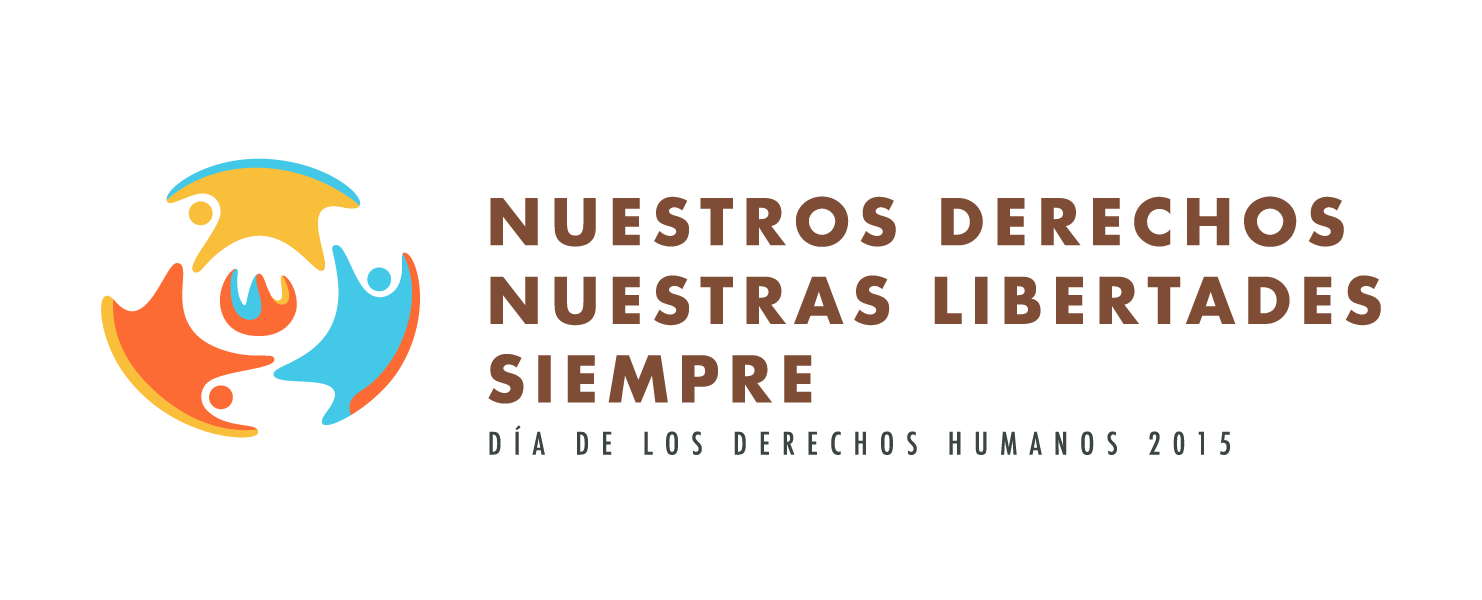 Logo del Día internacional de los Derechos Humanos 2015.