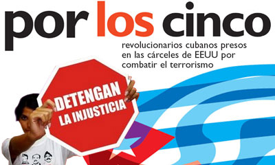Logo de la Jornada Mundial de Solidaridad con los Cinco
