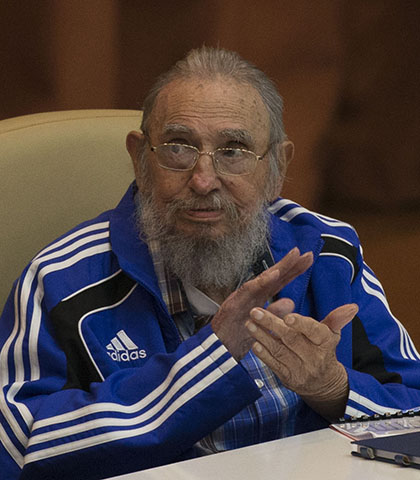 Fidel Castro Ruz en la clausura del 7mo Congreso del PCC Fidel Castro Ruz en la clausura del 7mo Congreso del PCC