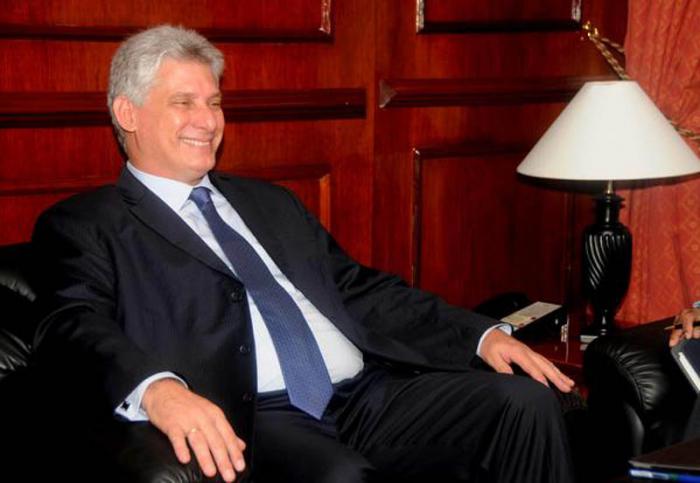 Miguel Díaz-Canel en Venezuela