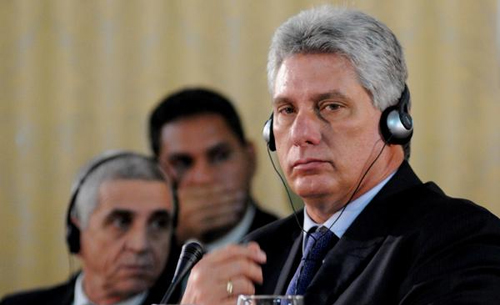 Miguel Díaz-Canel en Venezuela