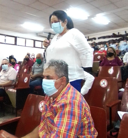 Yanela Saborido, delegada de la Agricultura en Encrucijada, Villa Clara. Yanela Saborido, delegada de la Agricultura en Encrucijada, Villa Clara.