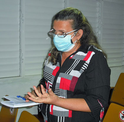 Dra. Yanet Rodríguez Sarabia, de la Universidad Central «Marta Abreu » de Las Villas. Dra. Yanet Rodríguez Sarabia, de la Universidad Central «Marta Abreu » de Las Villas.