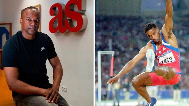 Iván Pedroso hoy y ayer. Iván Pedroso hoy y ayer.