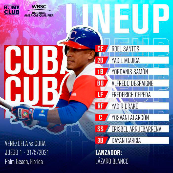 Alineación de Cuba contra Venezuela.