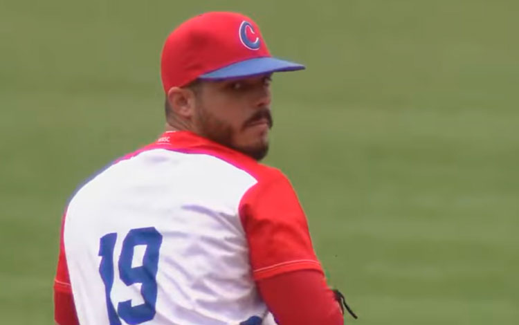 Lanzador villaclareño Oscar Hernández, ganador del juego entre Cuba y Australia en el Mundial de Béisbol Sub-23. Lanzador villaclareño Oscar Hernández, ganador del juego entre Cuba y Australia en el Mundial de Béisbol Sub-23.