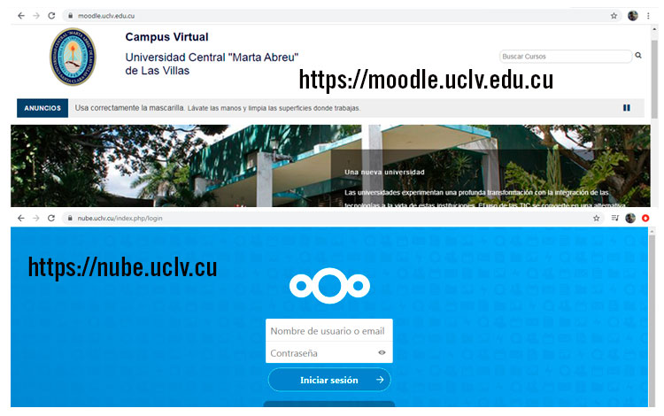 Soporte virtual para el inicio del curso escolar en la Universidad Central «Marta Abreu» de Las Villas. Soporte virtual para el inicio del curso escolar en la Universidad Central «Marta Abreu» de Las Villas.