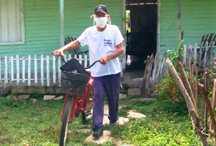 Amado Carlos Miguel, delegado de Guajabana, en Remedios. Amado Carlos Miguel, delegado de Guajabana, en Remedios.