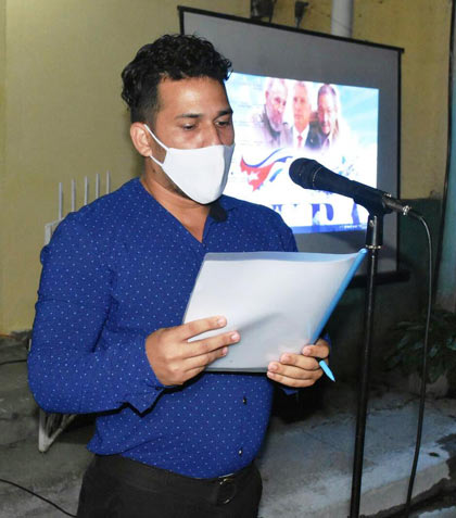 Chester Chaviano, delegado de la circunscripción 15 del consejo popular Condado Norte, de Santa Clara. Chester Chaviano, delegado de la circunscripción 15 del consejo popular Condado Norte, de Santa Clara.