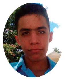 Léster Suárez, estudiante de preuniversitario. Léster Suárez, estudiante de preuniversitario.