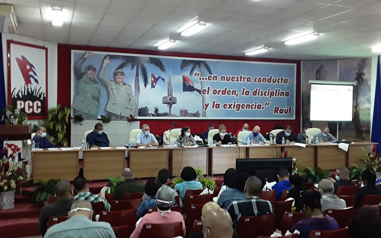 Pleno del Comité Provincial del Partido en Villa Clara.