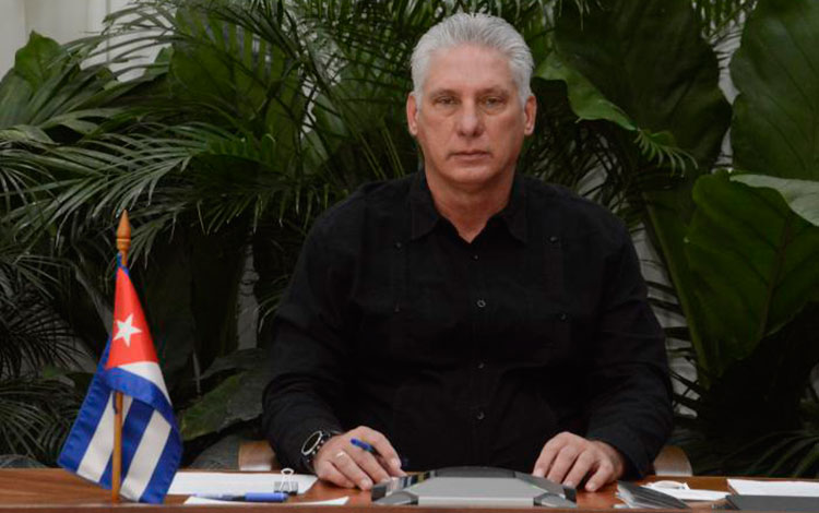 Miguel Díaz-Canel Bermúdez, primer secretario del Comité Central del Partido Comunista de Cuba. Miguel Díaz-Canel Bermúdez, primer secretario del Comité Central del Partido Comunista de Cuba.