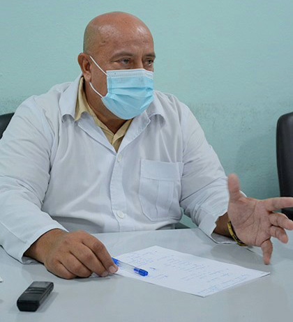 Doctor Luis Monteagudo Lima, director del hospital Arnaldo Milián Castro, de Villa Clara. Doctor Luis Monteagudo Lima, director del hospital Arnaldo Milián Castro, de Villa Clara.