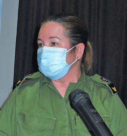 Yudí Rodríguez Hernández, presidenta del Consejo de Defensa Provincial de Villa Clara, Yudí Rodríguez Hernández, presidenta del Consejo de Defensa Provincial de Villa Clara,