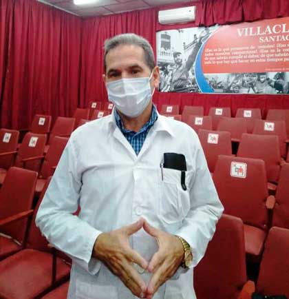 Doctor José Luis Aparicio, asesor del Ministerio de Salud Pública de Cuba.