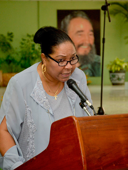 Dra. Ivette Molina Linares, rectora de la Universidad de Ciencias Médicas de Villa Clara. Dra. Ivette Molina Linares, rectora de la Universidad de Ciencias Médicas de Villa Clara.